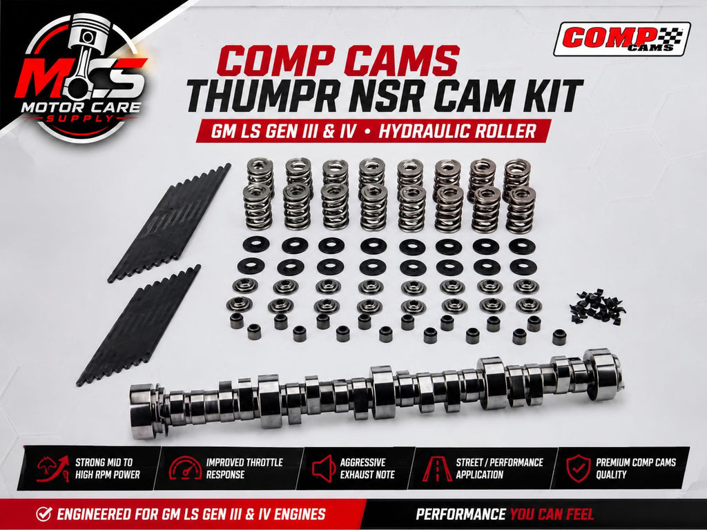 COMP Cams Thumpr NSR LS Camshaft Kit – GM Gen III & IV Hydraulic Roller Performance Cam