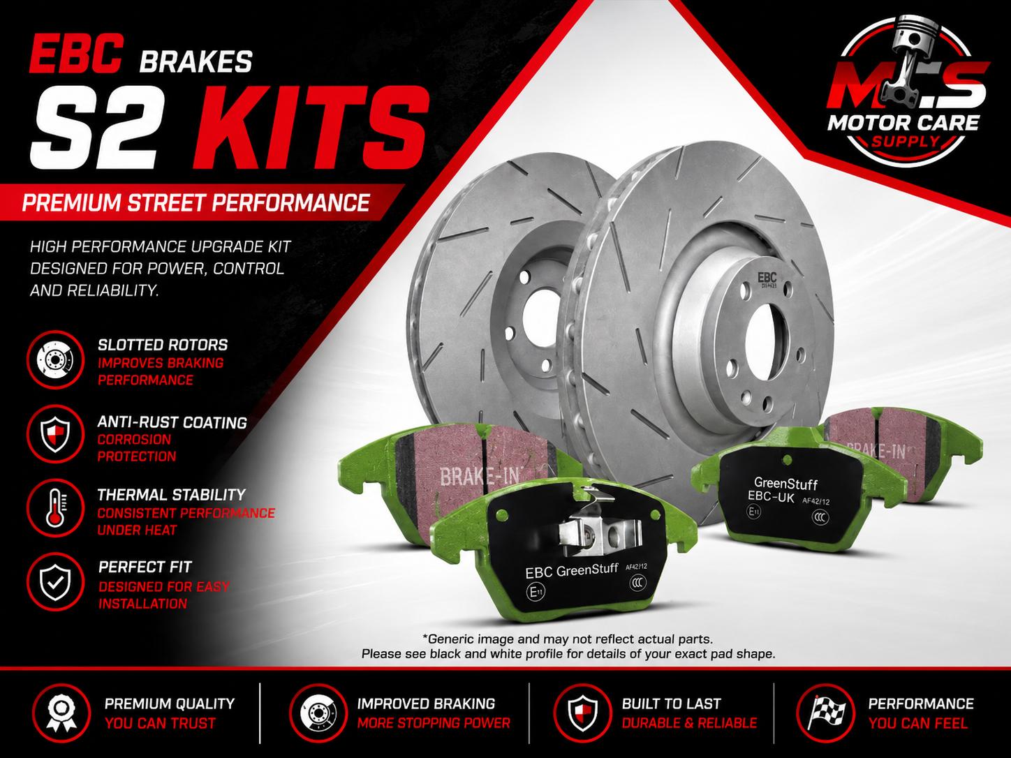 Brake Kit Front & Rear For Ford F - 150 XL / XLT 2015 - 2017Motorcare Supply