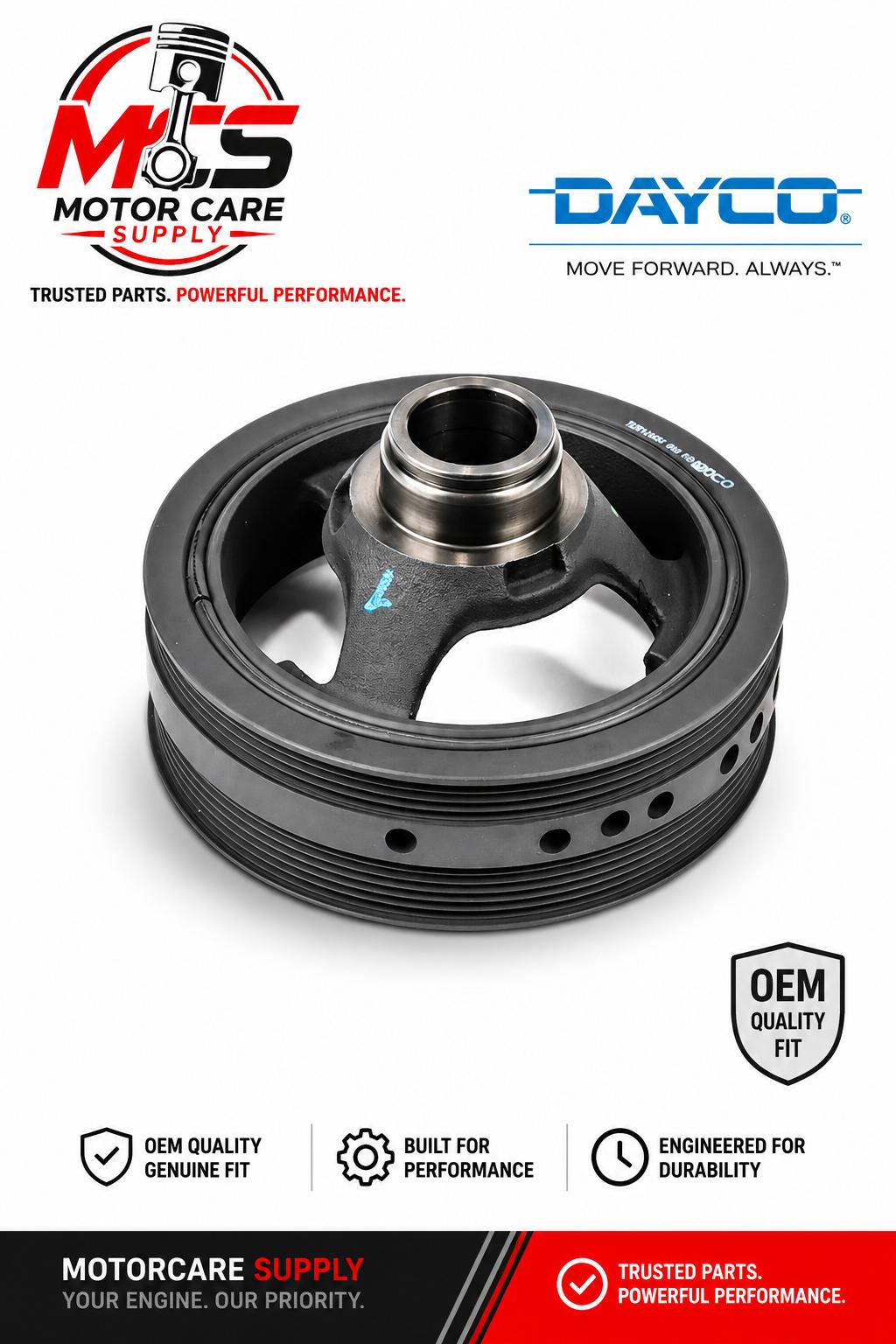 Dayco Harmonic Balancer GM 5.3L 6.2L 2014 - 2020Motorcare Supply