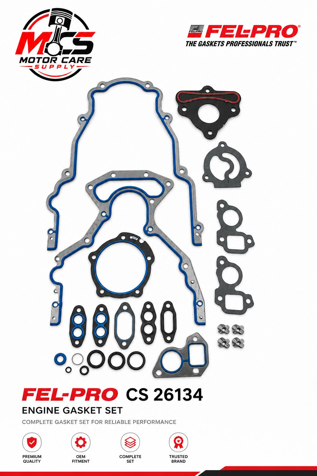 Fel - Pro CS9284 Gasket Set for Silverado GMC 1500 2500Motorcare Supply