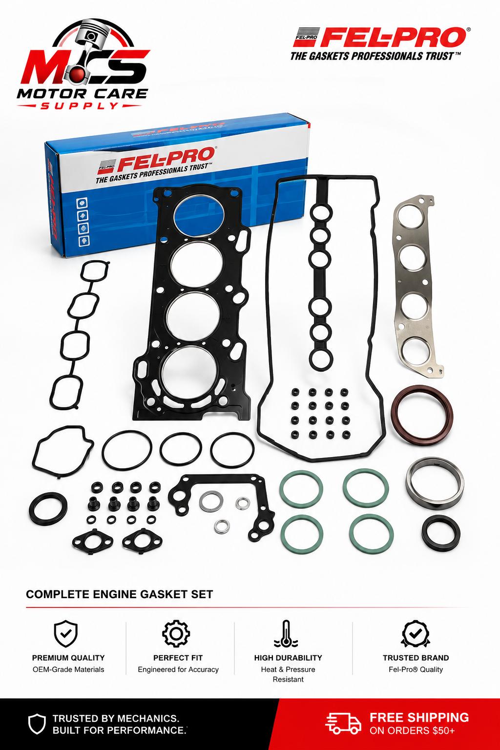 Felpro Toyota Corolla 1.8L Engine Gasket Set 1998 - 2008Motorcare Supply