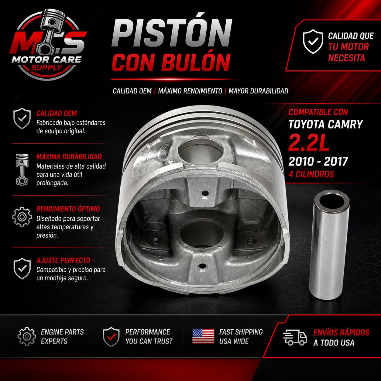 Nissan Altima 2.5L Pistons Set 2013–2018 | Engine Rebuild Kit OEM QualityMotorcare Supply
