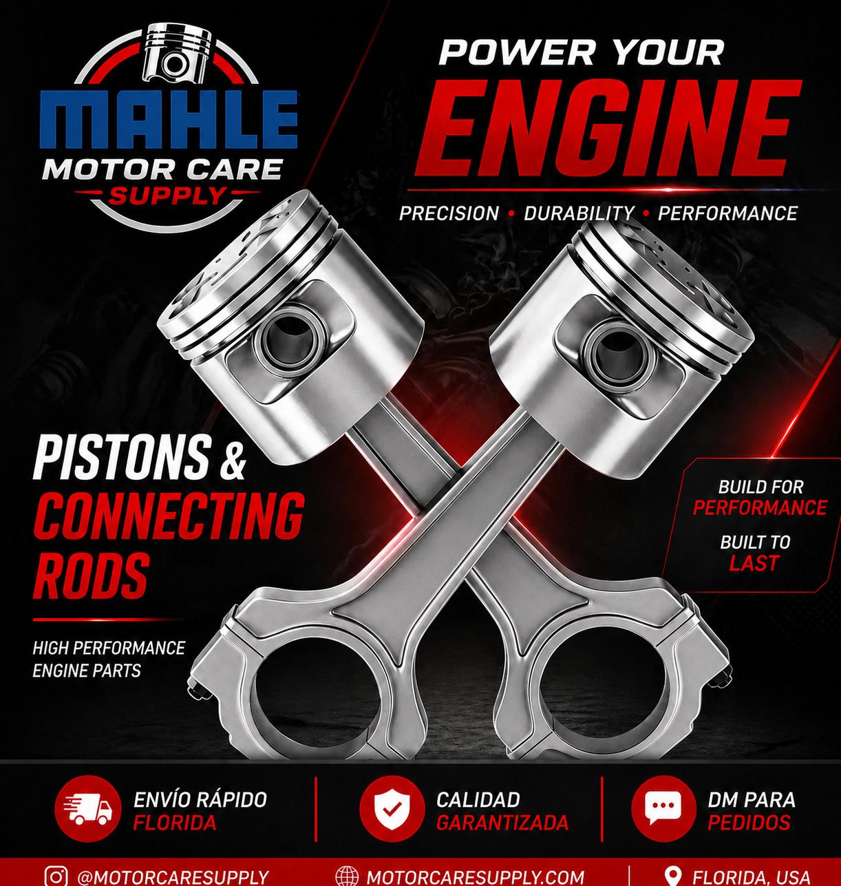 Pistons Kit Ford F - 150 5.0L / 5.4L – MAHLE Premium Engine Pistons SeMi tienda
