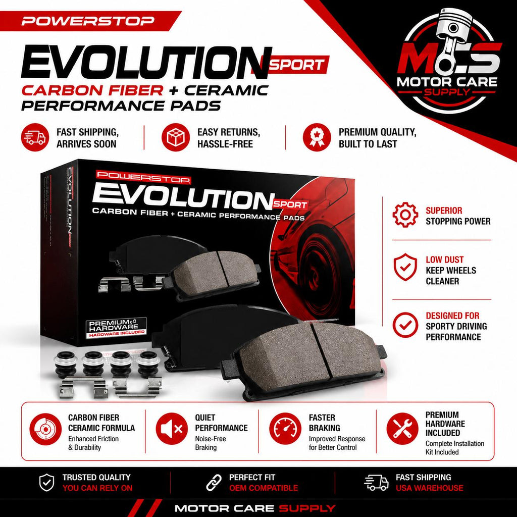 PowerStop Z23 Brake Kit For Chevy Camaro – Performance Pads & Rotors SetMotorcare Supply